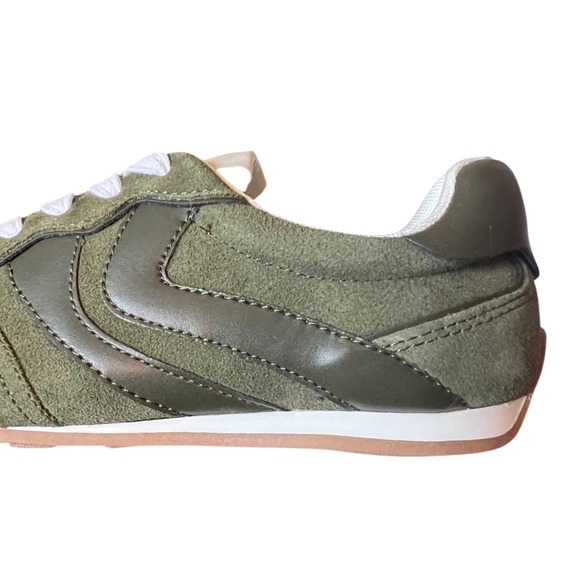 Steve Madden Abbi Womens Sneakers Olive Multi Green Suede Retro Jogger 8.5 NEW - Picture 13 of 16